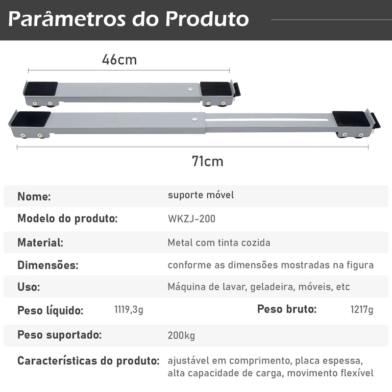 Suporte Universal para Móveis - Ajustável